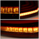 D-Motoring - Tail Lights - LED Turn Signal+3D Bar - Red Lens - Plug-n-Play - Pair - 13-15 Honda Accord 4-Dr Sedan - 4