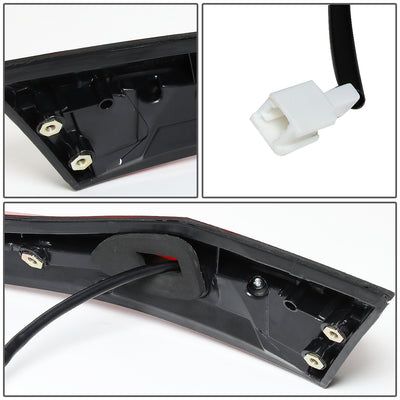 D-Motoring - Tail lights - 3D LED Bar - Red - Plug-n-play - 16-18 Honda Civic 4-Dr Sedan - 5