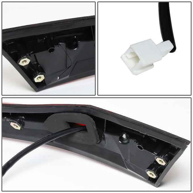 D-Motoring - Tail lights - 3D LED Bar - Red - Plug-n-play - 16-18 Honda Civic 4-Dr Sedan - 5