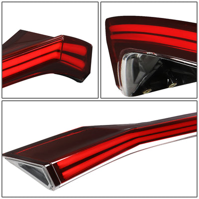 D-Motoring - Tail lights - 3D LED Bar - Red - Plug-n-play - 16-18 Honda Civic 4-Dr Sedan - 4