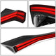 D-Motoring - 16-18 Honda Civic 4-Dr Sedan Tail Lights - Dual 3D LED Bar - Smoked Clear Lens - Plug-n-play - 5
