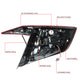 D-Motoring - Tail Lights - 3D LED Bar - Smoked Lens - Plug-n-Play - Pair - 16-18 Honda Civic 4-Dr Sedan - 6