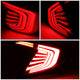D-Motoring - Tail Lights - 3D LED Bar - Smoked Lens - Plug-n-Play - Pair - 16-18 Honda Civic 4-Dr Sedan - 3