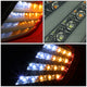 D-Motoring - Tail Lights - 3D LED Bar - Smoked Lens - Plug-n-Play - Pair - 16-18 Honda Civic 4-Dr Sedan - 4