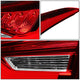 D-Motoring - Tail Lights - 3D LED Bar - Red Lens - Plug-n-Play - Pair - 11-13 Hyundai Elantra Sedan - 5