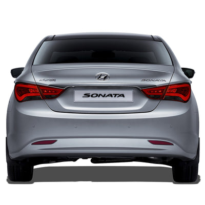 D-Motoring - Tail Lights - 3D LED Bar - Red Lens - Plug-n-Play - Pair - 11-14 Hyundai Sonata - 7