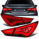 LED Bar Brake Tail Lights (Red, Smoked) <br>11-14 Hyundai Sonata