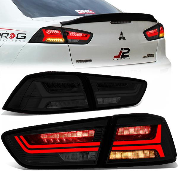 08-17 MIT Lancer & EVO Sedan LED Sequential Turn Signal Tail Lights ...