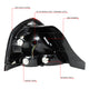 D-Motoring - Tail Lights - 3D LED Bar - Red Lens - Plug-n-Play - Pair - 98-11 Ford Crown Victoria - 6