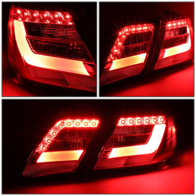 D-Motoring - Tail Lights - 3D LED Bar - Red Lens - Plug-n-Play - Pair - 10-11 Toyota Camry - 3