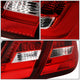 D-Motoring - Tail Lights - 3D LED Bar - Red Lens - Plug-n-Play - Pair - 10-11 Toyota Camry - 5