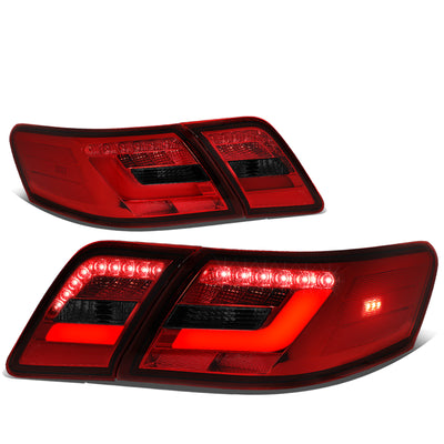 D-Motoring - Tail lights - 3D LED Bar Styling - Red Lens - Plug-n-play - Pair - 10-11 Toyota Camry - 1