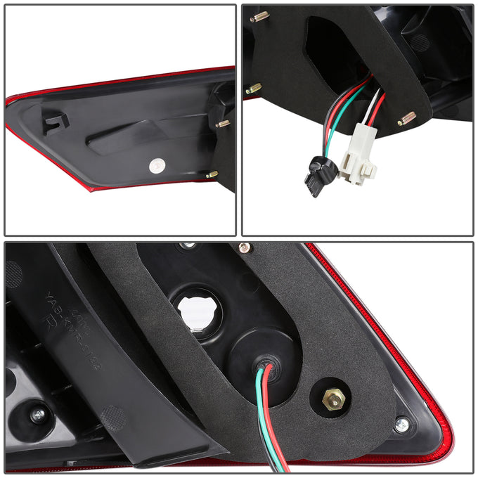 D-Motoring - Tail lights - 3D LED Bar Styling - Red Lens - Plug-n-play - Pair - 10-11 Toyota Camry - 5