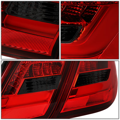 D-Motoring - Tail lights - 3D LED Bar Styling - Red Lens - Plug-n-play - Pair - 10-11 Toyota Camry - 4