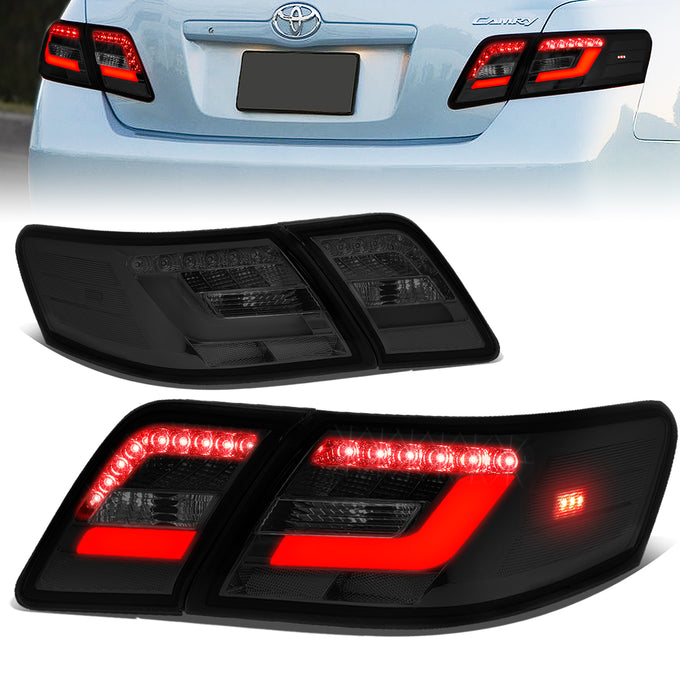 LED Bar Brake Tail Lights (Smoked) <br>10-11 Toyota Camry