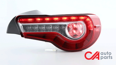 LED Sequential Turn Signal Tail Lights (Red) <br>13-16 Subaru BRZ 13-19 Scion FR-S Toyota 86