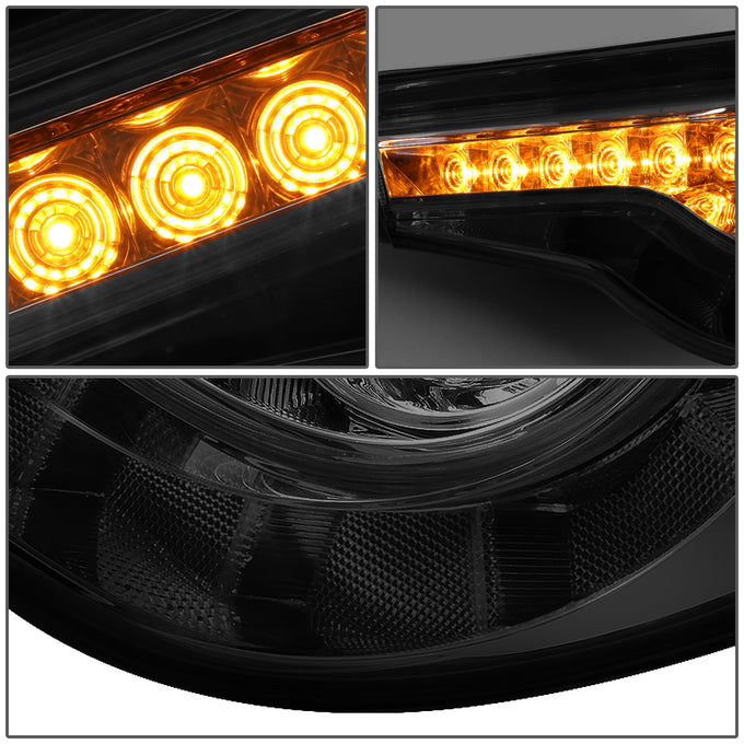 D-Motoring - 13-18 Scion Fr-S Toyota 86 Tail Lights - Sequential LED Turn Signal - Smoked Lens - Plug-n-play - Pair - 3
