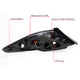 D-Motoring - 12-17 Hyundai Accent 4-Dr SedanTail Lights - 3D LED Bar - Smoked Lens - Plug-n-play - Pair - 6