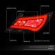 D-Motoring - 12-17 Hyundai Accent 4-Dr SedanTail Lights - 3D LED Bar - Smoked Lens - Plug-n-play - Pair - 2