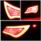 D-Motoring - 12-17 Hyundai Accent 4-Dr SedanTail Lights - 3D LED Bar - Smoked Lens - Plug-n-play - Pair - 3
