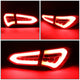 D-Motoring - 13-16 Hyundai Santa Fe Tail Lights - 3D LED Tube Bar - Red Lens - Plug-n-play - Pair - 3