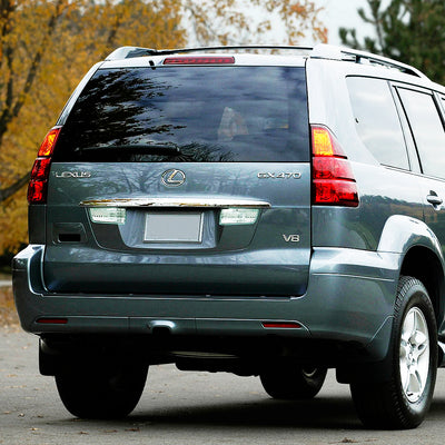 D-Motoring - 03-09 Lexus GX470 Tail Lights - Red Lens - Amber Conner - Plug-n-play - Pair - 7