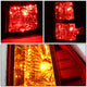D-Motoring - 03-09 Lexus GX470 Tail Lights - Red Lens - Amber Conner - Plug-n-play - Pair - 4