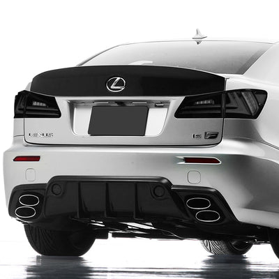 D-Motoring - 06-13 Lexus IS250 IS350 Sedan Tail Lights - Full LED 3D Strip/Brake/Reverse - Smoked Lens - Plug-n-play - Pair - 7