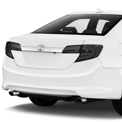 D-Motoring - 12-14 Toyota Camry Tail Lights - 3D LED Bar - Smoked Lens - Plug-n-play - Pair - 7