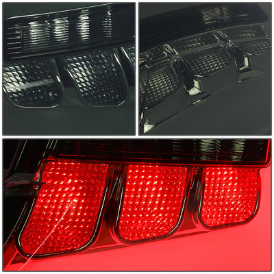 D-Motoring - 12-14 Toyota Camry Tail Lights - 3D LED Bar - Smoked Lens - Plug-n-play - Pair - 5