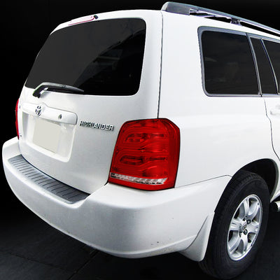 D-Motoring - 01-07 Toyota Highlander Tail Lights - Full LED+3D Tube Bar - Red / Clear Lens - Plug-n-play - Pair - 7