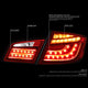 D-Motoring - Tail lights - 3D LED - Red Housing - Clear Lens - Plug-n-Play - Pair - BMW 528i & XDrive / 530i / 535i & XDrive / 550i & XDrive / M5 - 2