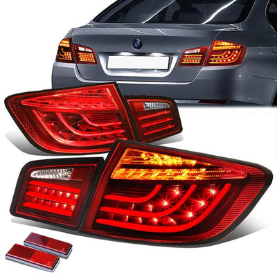 LED Brake Tail Lights (Red) <br>11-13 BMW F10 528i 530i 535i 550i xDrive M5