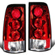 D-Motoring - Tail lights - Chrome Housing - Red Lens - Plug-n-Play - Pair - Chevy Silverado 1500(HD) / 2500(HD) / 3500(HD) / Sierra 1500(HD) / 2500(HD) - 1