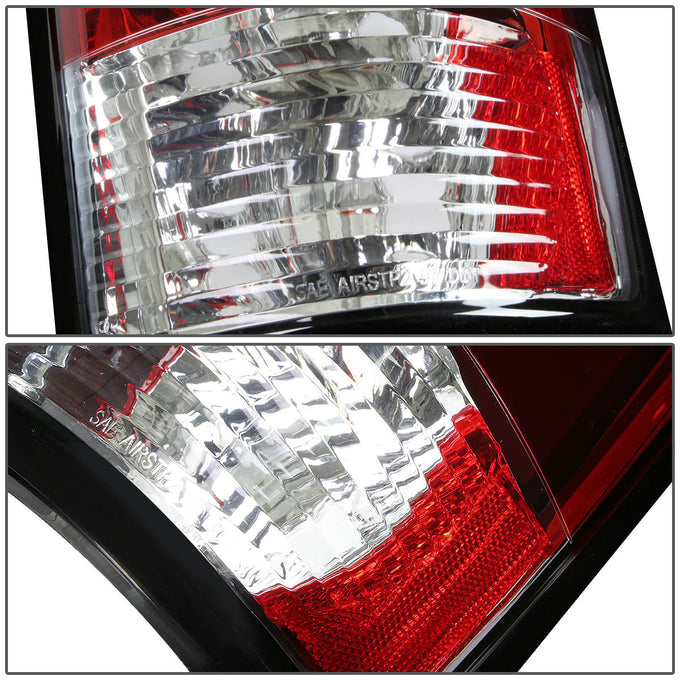 D-Motoring - Tail lights - Chrome Housing - Red Lens - Plug-n-Play - Pair - Chevy Silverado 1500(HD) / 2500(HD) / 3500(HD) / Sierra 1500(HD) / 2500(HD) - 3