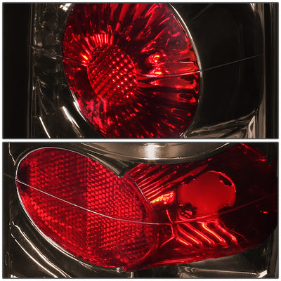 D-Motoring - Tail lights - Smoked Lens - Plug-n-Play - Pair - Chevy S-10(Blazer) / GMC S-15(Jimmy) / GMC Sonoma - 2