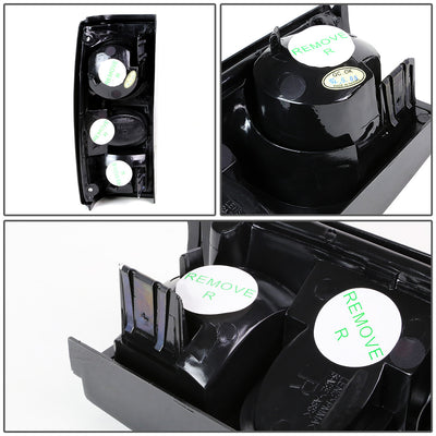 D-Motoring - Tail lights - Smoked Lens - Plug-n-Play - Pair - Chevy S-10(Blazer) / GMC S-15(Jimmy) / GMC Sonoma - 4