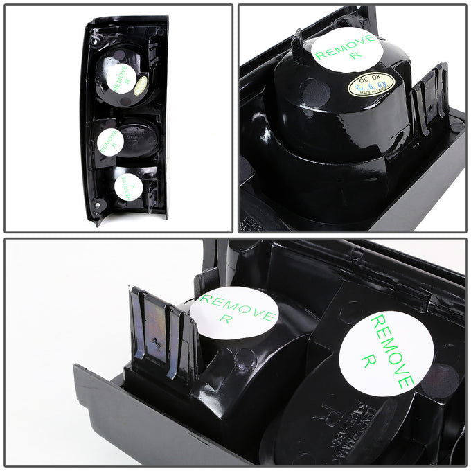 D-Motoring - Tail lights - Smoked Lens - Plug-n-Play - Pair - Chevy S-10(Blazer) / GMC S-15(Jimmy) / GMC Sonoma - 4