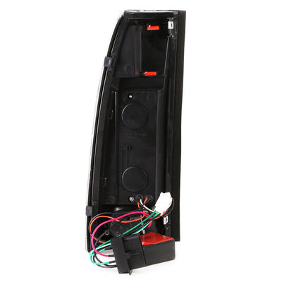 D-Motoring - Tail lights - 3D LED C-Bar - Black Housing - Smoked Lens - Plug-n-Play - Pair - Cadillac Escalade / C(K)1500 / C(K)2500 / C(K)3500 / Suburban / Tahoe - 5