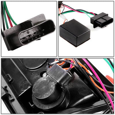 D-Motoring - Tail lights - 3D LED C-Bar - Black Housing - Smoked Lens - Plug-n-Play - Pair - Cadillac Escalade / C(K)1500 / C(K)2500 / C(K)3500 / Suburban / Tahoe - 6
