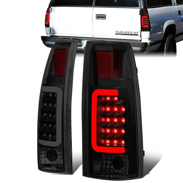 LED C-Bar Tail Lights (Tinted)<br>88-00 Silverado C10 C/K 1500-3500 Suburban