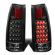 LED Tail Lights (Black,Clear)<br>88-00 Silverado C10 C/K 1500-3500 Suburban