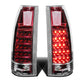 D-Motoring - Tail lights - LED - Red Housing - Clear Lens - Plug-n-Play - Pair - Cadillac Escalade / C(K)1500 / C(K)2500 / C(K)3500 / Suburban / Tahoe - 1