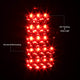 D-Motoring - Tail lights - LED - Red Housing - Clear Lens - Plug-n-Play - Pair - Cadillac Escalade / C(K)1500 / C(K)2500 / C(K)3500 / Suburban / Tahoe - 2