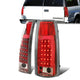 LED Tail Lights (Chrome)<br>88-00 Silverado C10 C/K 1500-3500 Suburban