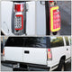 D-Motoring - Tail lights - 3D LED Red Bar - Chrome Housing - Clear Lens - Plug-n-Play - Pair - Cadillac Escalade / C(K)1500 / C(K)2500 / C(K)3500 / Suburban / Tahoe - 7