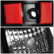 D-Motoring - Tail lights - 3D LED C-Bar - Black Housing - Clear Lens - Plug-n-Play - Pair - Chevy Silverado 1500 / 2500 / 3500 / GMC Sierra 1500 / 2500 / 3500 - 4