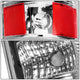 D-Motoring - Tail lights - 3D LED C-Bar - Chrome Housing - Clear Lens - Plug-n-Play - Pair - Chevy Silverado 1500 / 2500 / 3500 / GMC Sierra 1500 / 2500 / 3500 - 4
