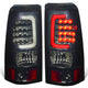 D-Motoring - Tail lights - 3D LED C-Bar - Chrome Housing - Smoked Lens - Plug-n-Play - Pair - Chevy Silverado 1500 / 2500 / 3500 / GMC Sierra 1500 / 2500 / 3500 - 1