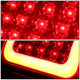 D-Motoring - Tail lights - 3D LED Red Bar - Chrome Housing - Red lens - Plug-n-Play - Pair - Chevy Silverado 1500 / 2500 / 3500 / GMC Sierra 1500 / 2500 / 3500 - 3